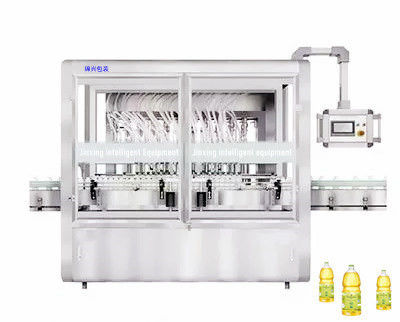 Full Automatic Liquid Oil Auto Bottle Filling Machine Label Sealing Machine